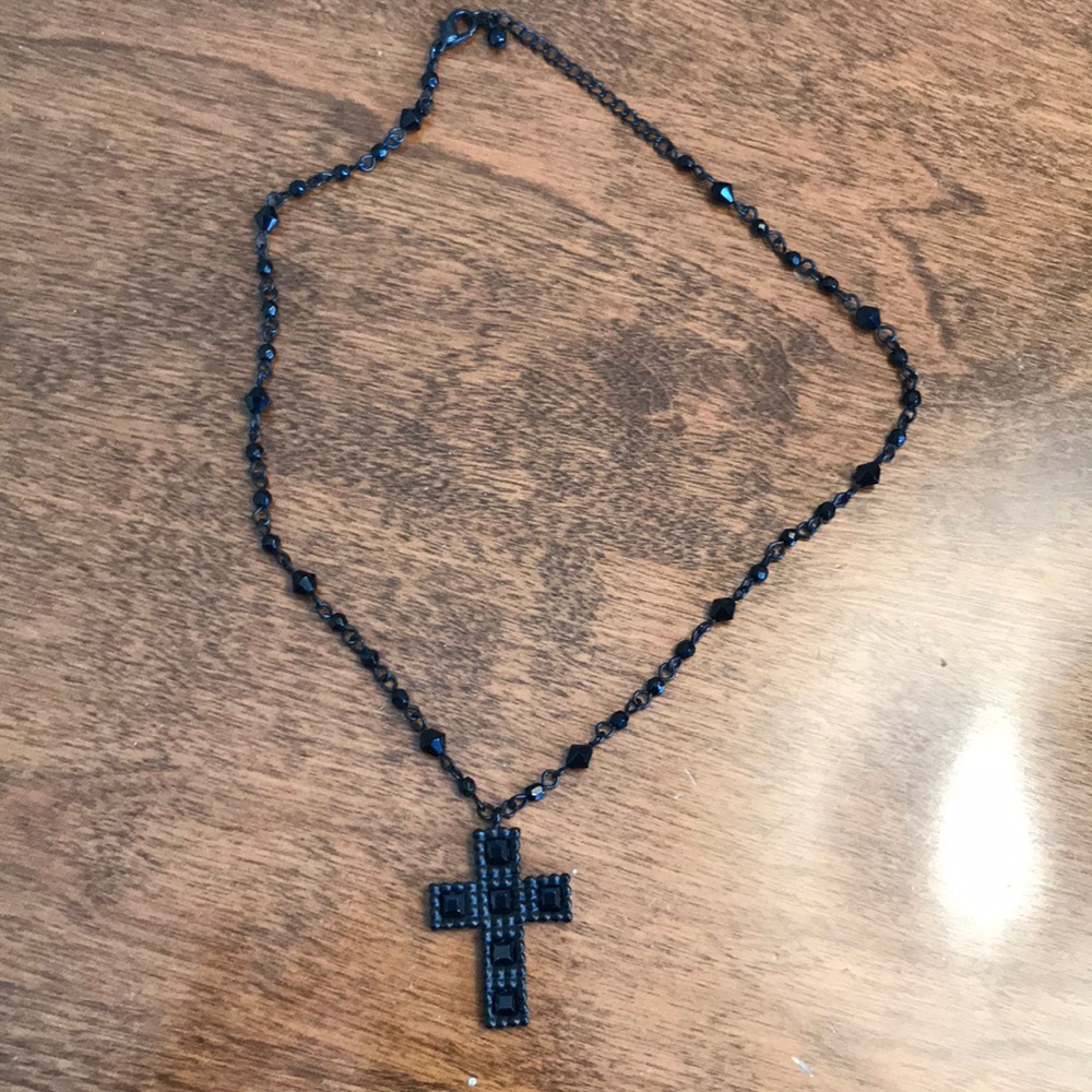 Lia Sophia cross necklace